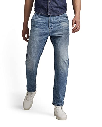 G-STAR RAW Herren Grip 3D Relaxed Tapered Jeans, Blau (faded tide D19928-C779-C460), 28W / 32L von G-STAR RAW