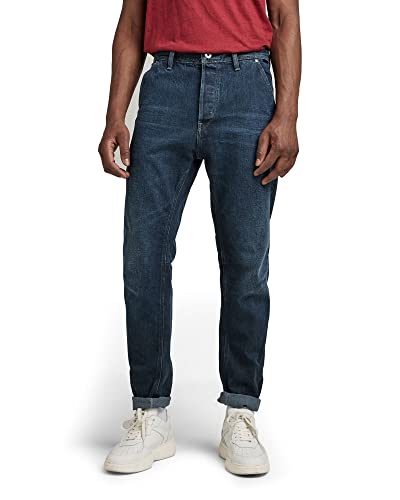 G-STAR RAW Herren Grip 3D Relaxed Tapered Jeans, Blau (worn in deep teal D19928-D243-D325), 33W / 30L von G-STAR RAW