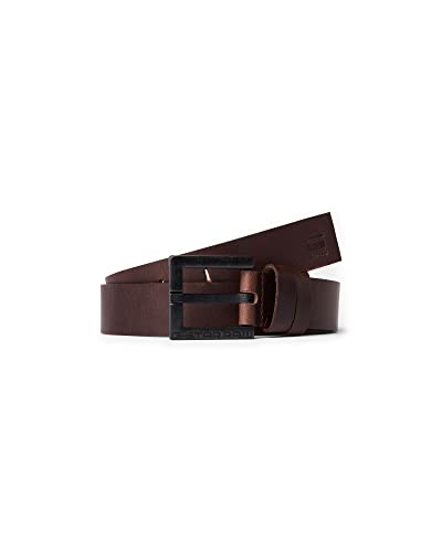 G-STAR RAW Herren Duko Belt, Braun (dk brown/black metal D04164-3127-8127), 105 von G-STAR RAW