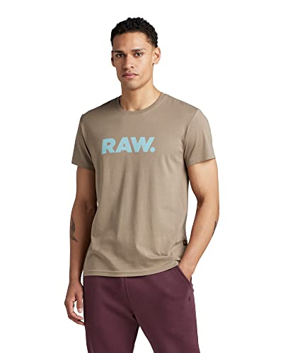 G-STAR RAW Herren Holorn T-Shirt, Beige (dk lever D22200-336-B416), XS von G-STAR RAW
