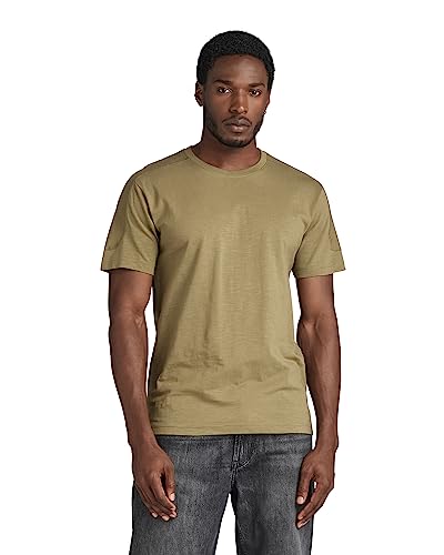 G-STAR RAW Herren Korpaz Text T-Shirt, Grün (smoke olive D22821-B255-B212), L von G-STAR RAW