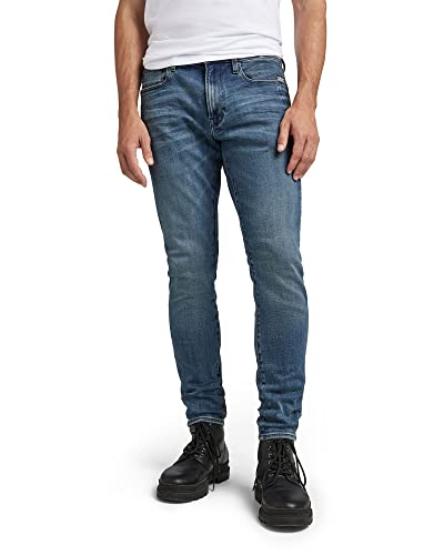 G-STAR RAW Herren Lancet Skinny Jeans, Blau (faded cascade D17235-C051-C606), 29W / 34L von G-STAR RAW