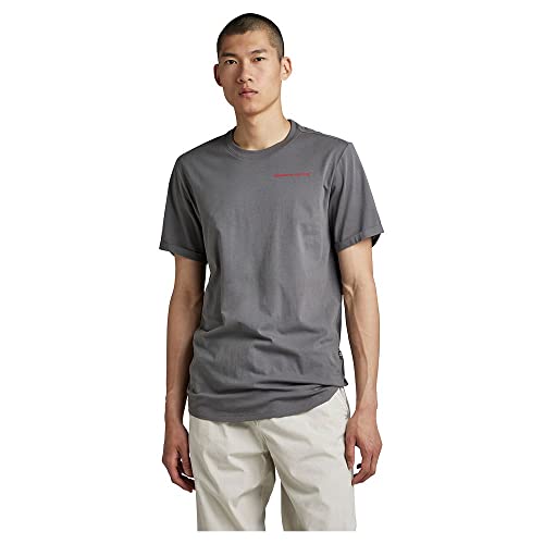 G-STAR RAW Herren Lash Back Text T-Shirt von G-STAR