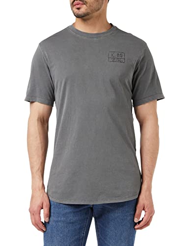 G-STAR RAW Herren Lash Badges T-Shirt T-Shirts, Grau (granite gd D23163-2653-B810), M von G-STAR RAW