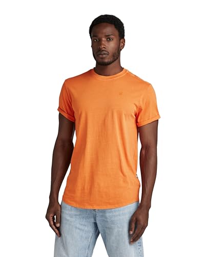 G-STAR RAW Herren Overdyed Lash T-Shirt T-Shirts, Orange (orange gd D16396-2653-G387), M von G-STAR RAW