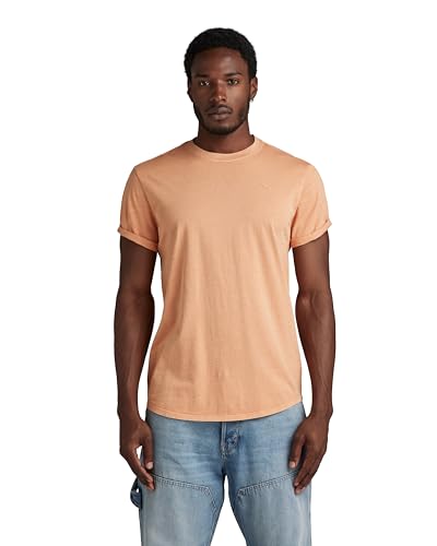 G-STAR RAW Herren Overdyed Lash T-Shirt T-Shirts, Orange (peach bloom gd D16396-2653-G385), XL von G-STAR RAW