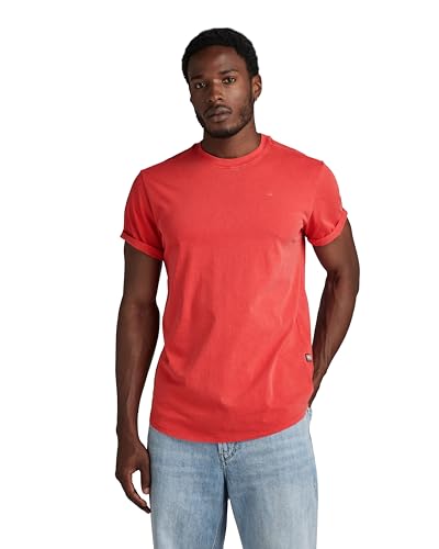 G-STAR RAW Herren Overdyed Lash T-Shirt T-Shirts, Rosa (finch gd D16396-2653-G386), L von G-STAR RAW