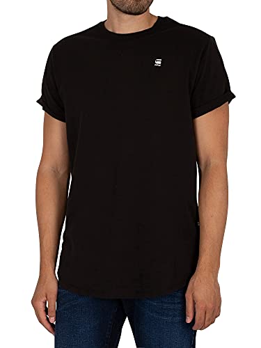 G-STAR RAW Herren Lash T-Shirt, Schwarz (dk black D16396-B353-6484), XXS von G-STAR RAW