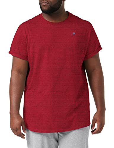 G-STAR RAW Herren Lash T-Shirt, Mehrfarben (chateaux red htr D16396-D176-3318), XS von G-STAR RAW