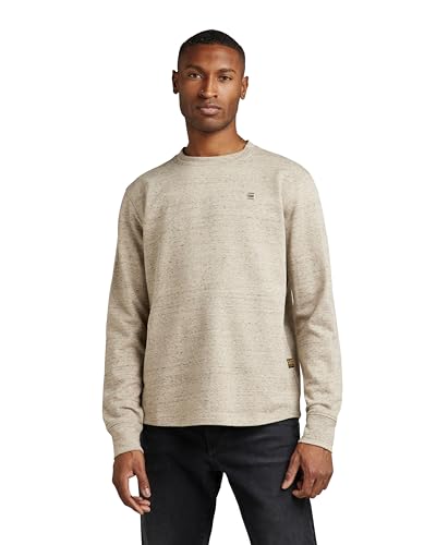 G-STAR RAW Herren Lash Sweatshirt, Mehrfarben (westpoint khaki htr D18231-C425-D385), M von G-STAR RAW