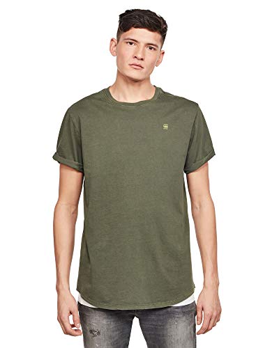 G-STAR RAW Herren Overdyed Lash T-Shirt T-Shirts, Grün (wild rovic D16396-2653-B111), S von G-STAR RAW