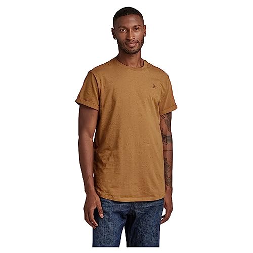 G-Star Herren Lash T-Shirt, Mehrfarben (chipmunk htr D16396-D288-D875), XS von G-STAR