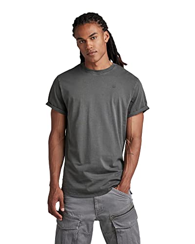 G-STAR RAW Herren Overdyed Lash T-Shirt T-Shirts, Schwarz (dk black gd D16396-2653-B564), XS von G-STAR RAW