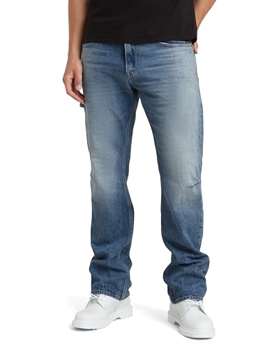 G-STAR RAW Herren Lenney Bootcut Jeans, Blau (sun faded blue donau D24467-D436-G347), 31W / 32L von G-STAR RAW