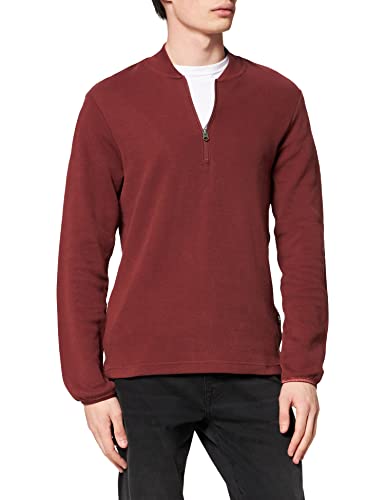 G-STAR RAW Herren Lightweight Track 1/2 Zip Sweatshirt, Braun (paccio D20712-C931-1632), S von G-STAR RAW