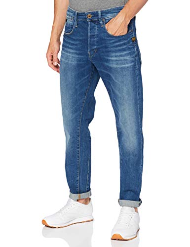 G-STAR RAW Herren Loic Relaxed Tapered Jeans, Blau (antic faded oregon blue D16132-B631-B820), 29W / 32L von G-STAR RAW