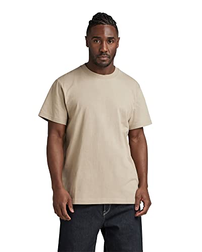 G-STAR RAW Herren Loose T-Shirt, Beige (spray green D23337-C336-D606), S von G-STAR RAW