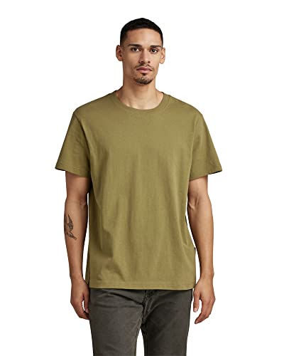 G-STAR RAW Herren Loose T-Shirt, Grün (smoke olive D23337-C336-B212), M von G-STAR RAW