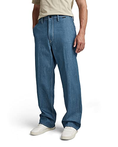 G-STAR RAW Herren Modson Straight Chino, Blau (raw denim D23064-D318-001), 38W / 34L von G-STAR RAW