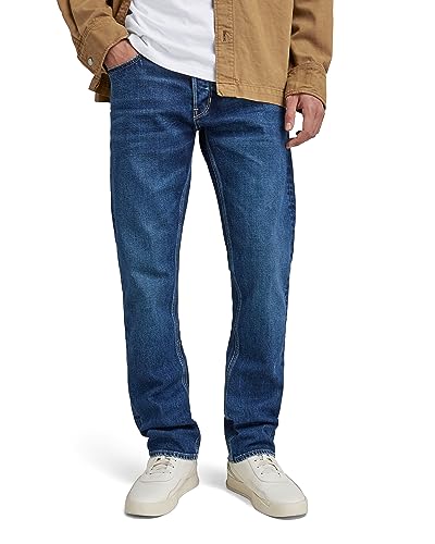 G-STAR RAW Herren Mosa Straight Jeans, Blau (Faded Atlantic Ocean D23692-C052-G119), 26W / 30L von G-STAR
