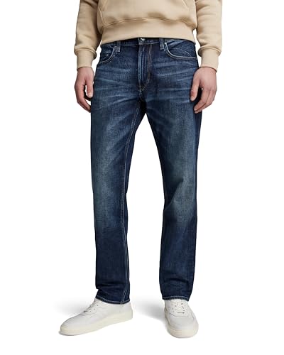 G-Star RAW Herren Mosa Straight Jeans, Blau (Worn in Stratos D23692-C052-D332), 32W / 32L von G-STAR