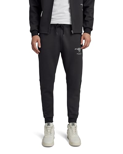G-Star RAW Herren Motion Slim Jogginghose, Schwarz (dk Black D24368-D560-6484), XL von G-Star RAW