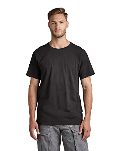 G-STAR RAW Herren Moto T-Shirt, Schwarz (dk black D22788-C336-6484), M von G-STAR RAW