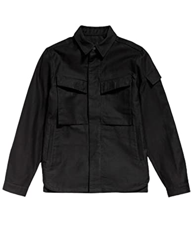 G-STAR RAW Herren Unisex Mysterious Overshirt, Schwarz (caviar D21982-D190-D301), M von G-STAR RAW