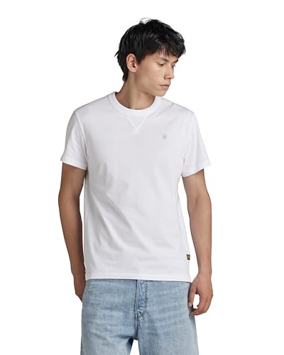 G-STAR RAW Herren Nifous T-Shirt, Weiß (white D24449-336-110), S von G-STAR RAW