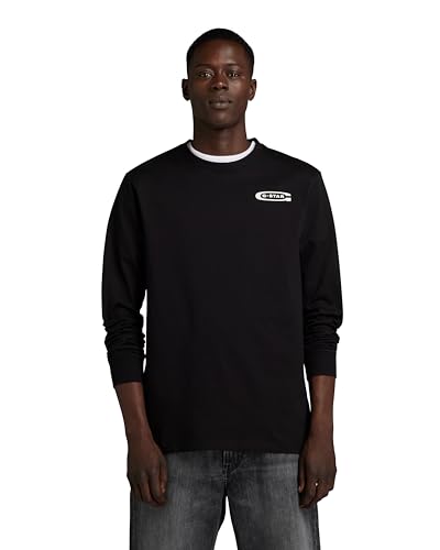 G-Star RAW Herren Old School Chest Graphic T-Shirt, Schwarz (dk Black D23875-C336-6484), XXL von G-Star RAW