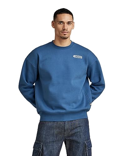 G-STAR RAW Herren Old Skool Back gr Loose sw, Blau (rank Blue D23994-D425-868), XL von G-STAR