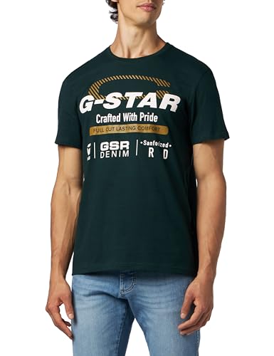 G-STAR RAW Herren Old skool originals r t, Grün (laub D23714-336-4287), L von G-STAR RAW