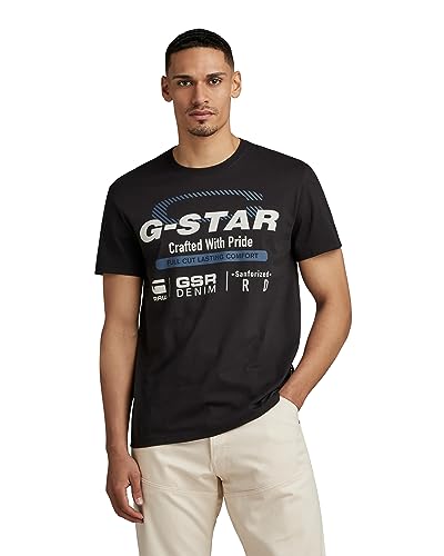 G-STAR RAW Herren Old skool originals r t, Schwarz (dk black D23714-336-6484), L von G-STAR RAW