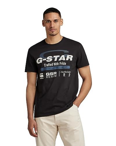 G-STAR RAW Herren Old Skool Originals r t, Schwarz (dk Black D23714-336-6484), S von G-STAR RAW