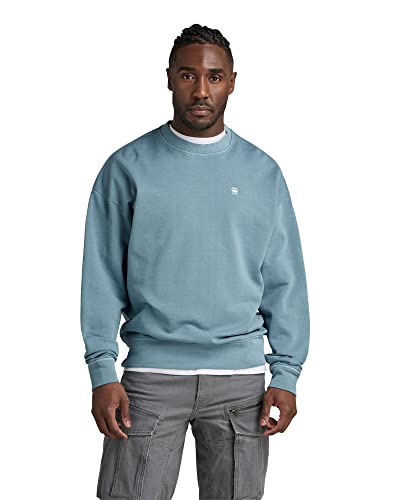 G-STAR RAW Herren Overdyed Loose Sweatshirt, Grün (renaissance foliage green gd D23125-D249-G004), XL von G-STAR RAW