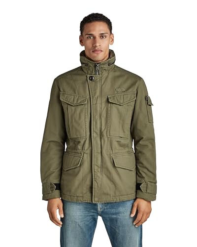 G-STAR RAW Herren Padded Field Jacke, Grün (shadow olive D21995-D191-B230), M von G-STAR RAW