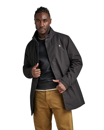 G-STAR RAW Herren Padded trench, Grau (shadow D23627-D342-992), S von G-STAR