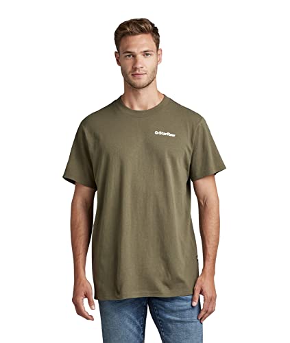 G-STAR RAW Herren Photographer Loose T-Shirt, Grün (shadow olive D22825-C336-B230), S von G-STAR RAW