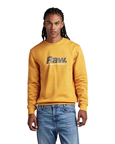 G-STAR RAW Herren Photographer Sweatshirt, Gelb (dull yellow D22758-C988-1213), L von G-STAR RAW