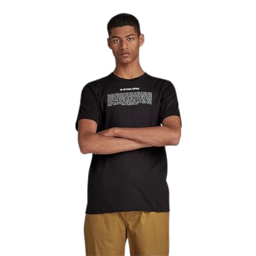 G-Star RAW Herren Poem Slim T-Shirt, Schwarz (dk Black D23902-336-6484), XXL von G-Star RAW
