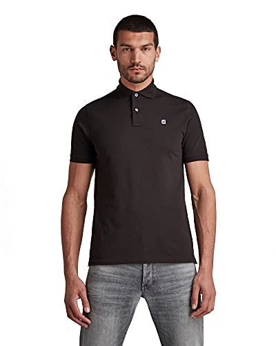 G-STAR RAW Herren Dunda Polo, Schwarz (black D08513-5864-990), M von G-STAR RAW