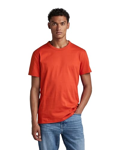 G-STAR RAW Herren Premium Base T-Shirt, Rot (acid red D22722-C336-A911), L von G-STAR RAW