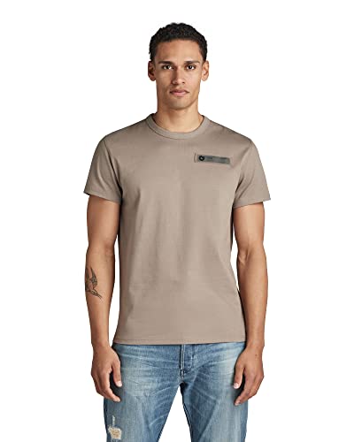 G-STAR RAW Herren Premium Core 2.0 T-Shirt, Beige (dk lever D21332-C336-B416), S von G-STAR RAW