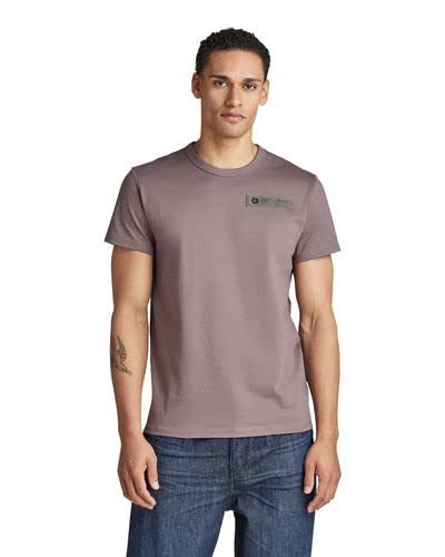 G-STAR RAW Herren Premium Core 2.0 T-Shirt, Purpur (dk taupe fungi D21332-C336-4751), S von G-STAR RAW