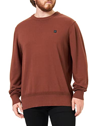 G-STAR RAW Herren Premium Core Knitted Pullover, Braun (chocolate lab D21931-C560-D312), L von G-STAR RAW