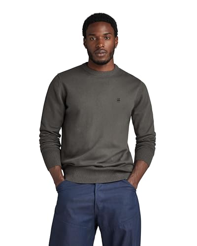 G-STAR RAW Herren Premium Core Knitted Pullover, Grau (gs grey D21931-D563-1260), M von G-STAR RAW