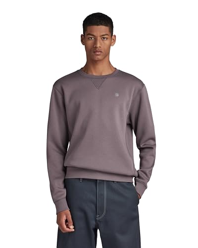 G-STAR RAW Herren Premium Core Sweatshirt, Grau (rabbit D16917-C235-G077), S von G-STAR RAW