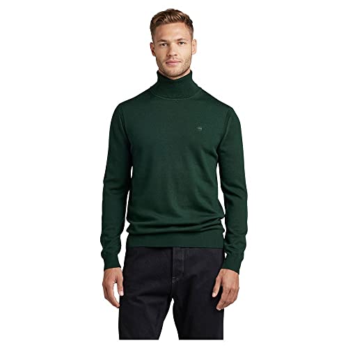 G-STAR RAW Herren Premium Core Turtle Knit, Grün (laub D21367-B692-4287), XL von G-STAR RAW