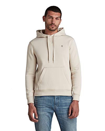 G-STAR RAW Herren Premium core hdd sw ls Hooded Sweatshirt, whitebait C235-1603, M von G-STAR RAW