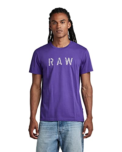 G-STAR RAW Herren RAW T-Shirt, Purpur (dk violet D22776-C506-5616), M von G-STAR RAW